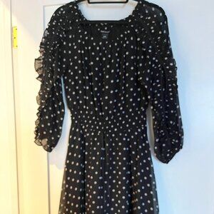 Club Monaco Griga Polka Dot Long Sleeve Dress (New with TAG)
